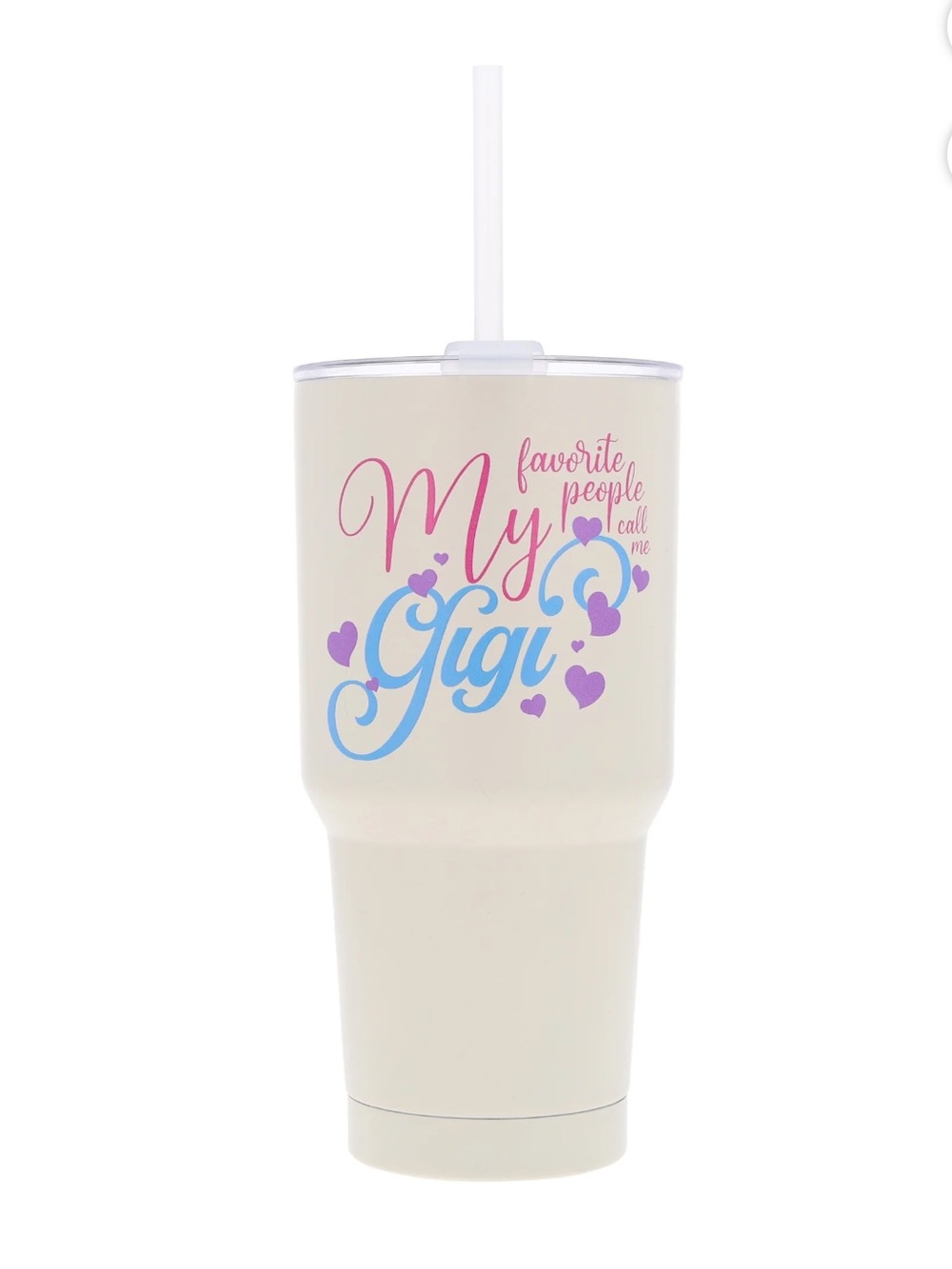 Way To Celebrate “Call Me Gigi” Stainless Steel Mother’s Day Tumbler with Straw